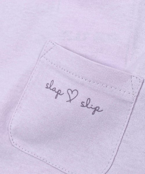 SLAP SLIP(スラップスリップ)/胸ポケット プリント 天竺 パフスリーブ 半袖 フレア Tシャツ (80~130/img08