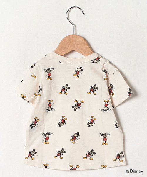 petit main(プティマイン)/【DISNEY】ミッキーマウスデザイン 総柄Tシャツ/img01