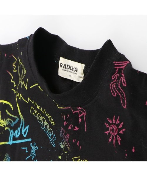 RADCHAP(ラッドチャップ)/レインボー落書きプリント半袖Tシャツ/img09