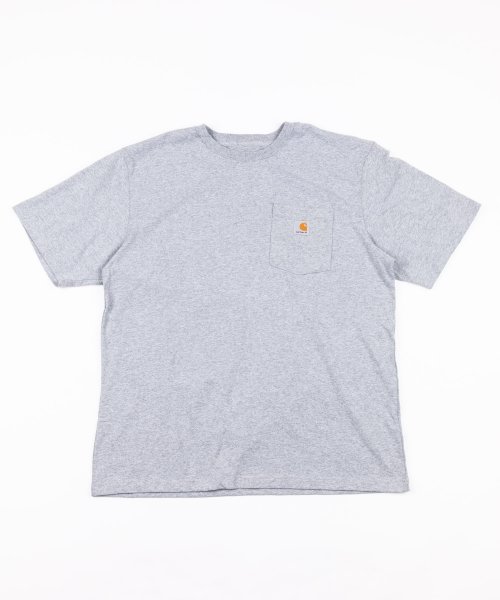 Rocky Monroe(ロッキーモンロー)/CARHARTT カーハート Tシャツ メンズ レディース K87 ポケTee 半袖 無地 ポケット ワークウェア ルーズシルエット ビッグサイズ クルーネック/img62