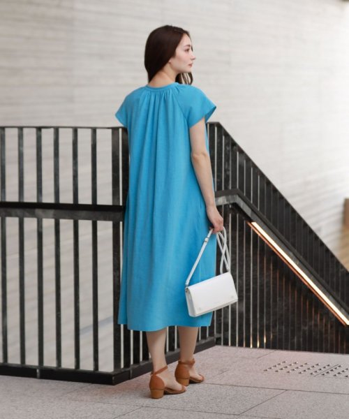 セール マッキントッシュ フィロソフィー Mackintosh Philosophy フロントリボンリネンワンピース Magaseek