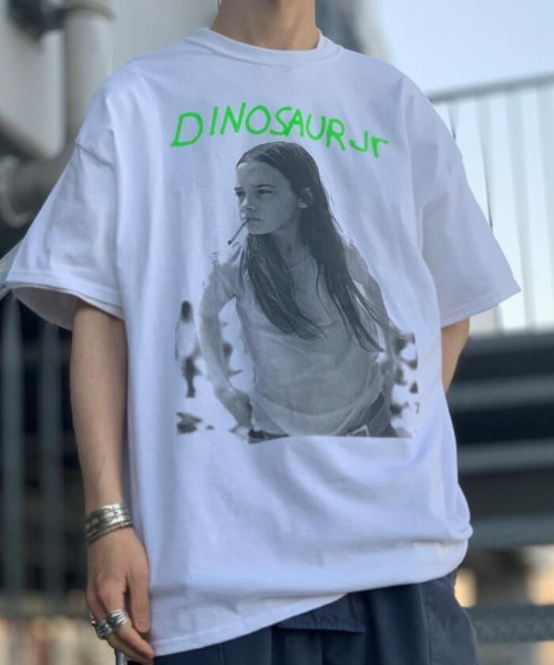 NOLLEY’S goodman(ノーリーズグッドマン)/【KUNG FU/カン・フー】Dinosaur Jr Green Mind 別注 プリント ビッグシルエットＴシャツ/img14