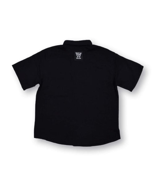 WASK(ワスク)/ボックスロゴ ワイド アサレーヨン 半袖 シャツ (100~160cm)/img01