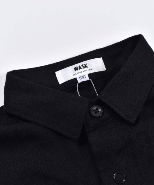WASK(ワスク)/ボックスロゴ ワイド アサレーヨン 半袖 シャツ (100~160cm)/img02