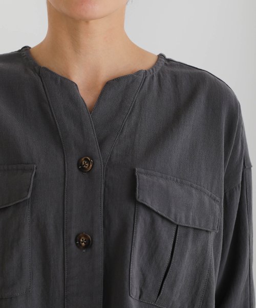 Bou Jeloud(ブージュルード)/バイオ加工ワークシャツジャケット/img04
