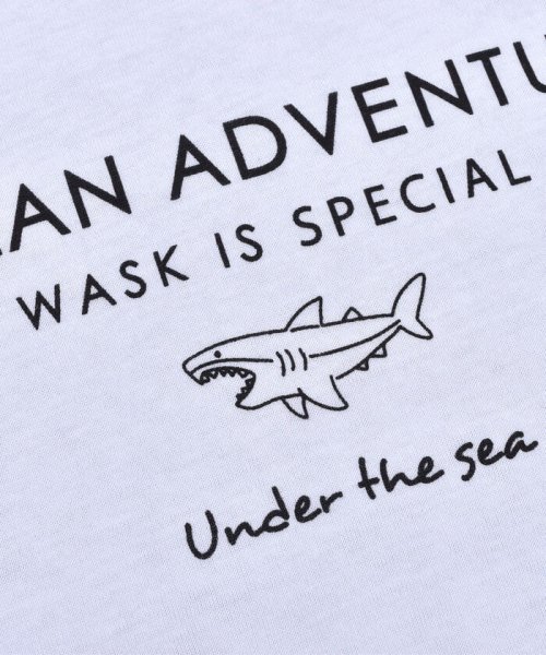 WASK(ワスク)/サメ プリント 天竺 半袖 Tシャツ (100~160cm)/img04