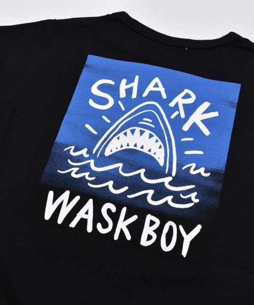 WASK(ワスク)/サメ プリント 天竺 半袖 Tシャツ (100~160cm)/img09