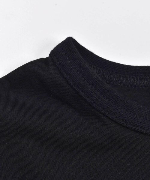 WASK(ワスク)/ロゴ 切り替え バイカラー 天竺 半袖 Tシャツ (100~160cm)/img03