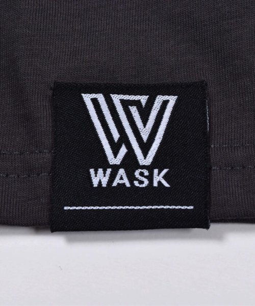 WASK(ワスク)/ロゴ 切り替え バイカラー 天竺 半袖 Tシャツ (100~160cm)/img05