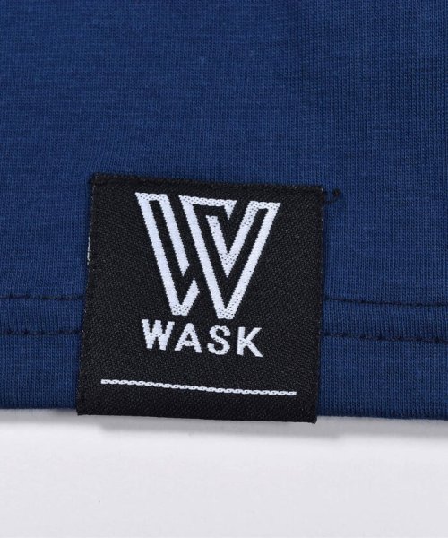 WASK(ワスク)/ロゴ 切り替え バイカラー 天竺 半袖 Tシャツ (100~160cm)/img10