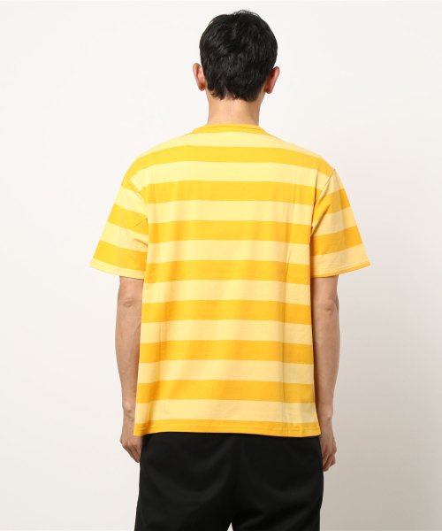 HOOK(HOOK（フック）)/配色ボーダー柄半袖tシャツ オーバーサイズ Tシャツ/img11