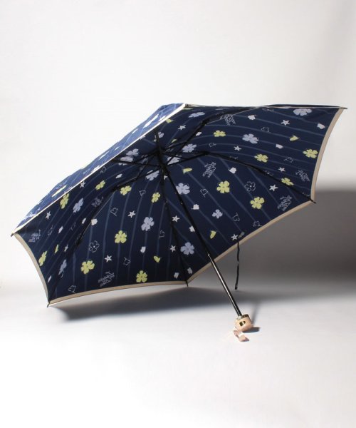 LANVIN en Bleu(umbrella)(ランバンオンブルー（傘）)/折りたたみ傘　クイックアーチ　花と海/img01