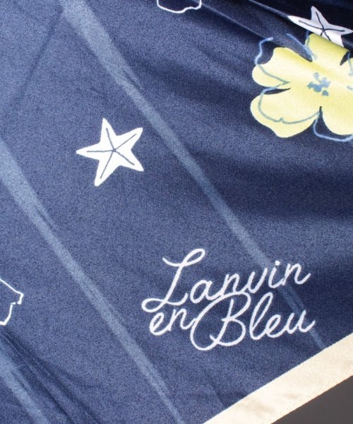 LANVIN en Bleu(umbrella)(ランバンオンブルー（傘）)/折りたたみ傘　クイックアーチ　花と海/img05