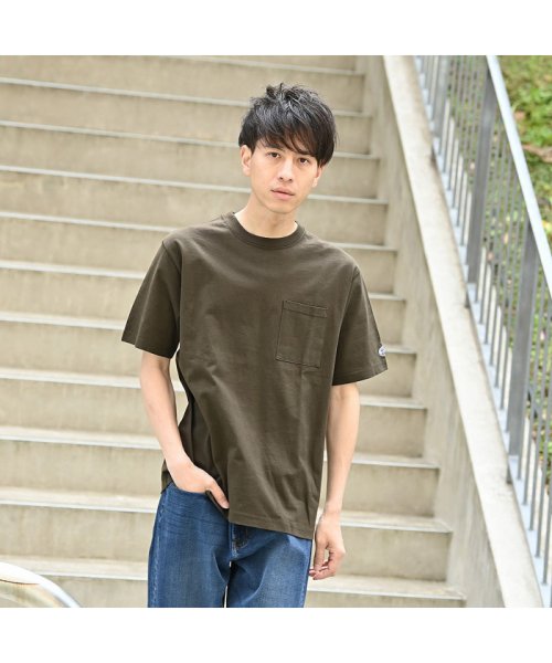 MAC HOUSE(men)(マックハウス（メンズ）)/DISCUS ディスカス ポケット付きUSAコットンTシャツ R1026－327/img33