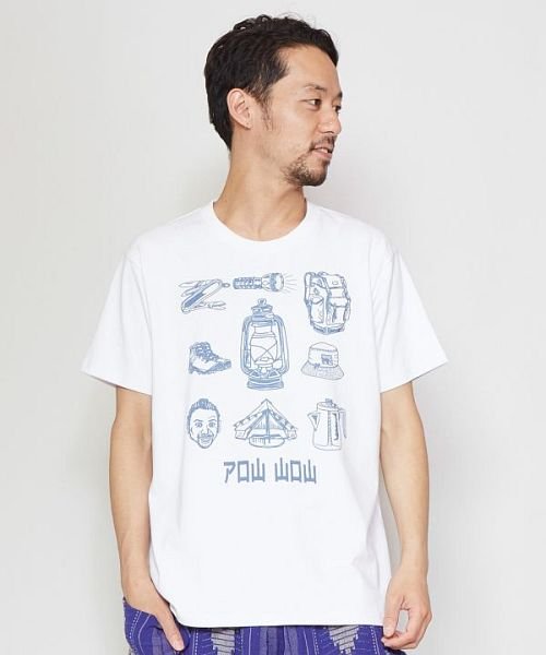 CAYHANE(チャイハネ)/【チャイハネ】洋輔×Amina キャンプメンズTシャツ CAS－1208/img02