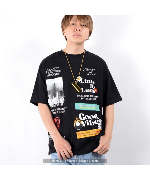 1111clothing(ワンフォークロージング)/◆レトロポップ ビッグTシャツ◆ tシャツ メンズ tシャツ レディース 半袖tシャツ 半袖 トップス ビッグt 綿100% ビッグシルエット 白 黒 グリーン/img10