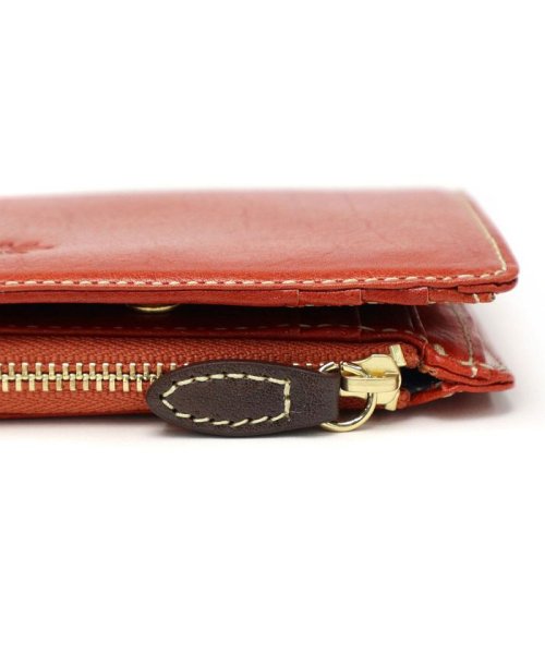 アルベロ 財布 ALBERO 二つ折り 二つ折り財布 PIERROT ピエロ 小銭入れ 縦型 薄い 本革 革 レザー レディース 6434 