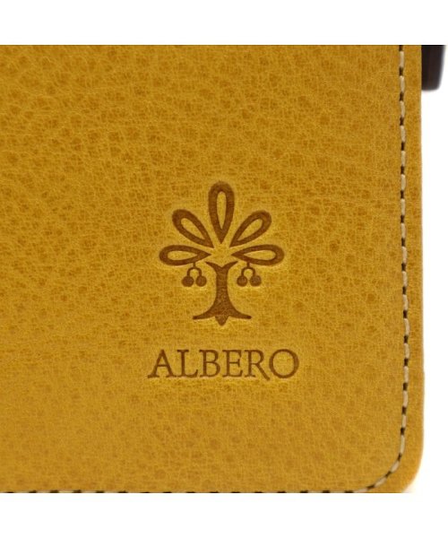 アルベロ 財布 ALBERO 二つ折り 二つ折り財布 PIERROT ピエロ 小銭入れ 縦型 薄い 本革 革 レザー レディース 6434 