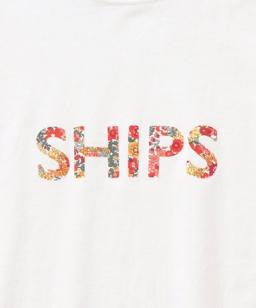 SHIPS MEN(シップス　メン)/【WEB限定】SHIPS: SCREEN STARS（Ｒ）ボディ SHIPS ロゴ フラワー柄 Tシャツ/img22