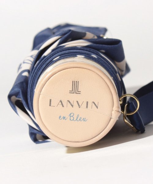 LANVIN en Bleu(umbrella)(ランバンオンブルー（傘）)/折りたたみ傘　クイックアーチ　サテンドット/img03