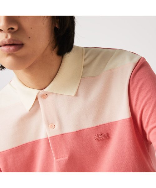 LACOSTE Mens(ラコステ　メンズ)/フロントパネルボーダーポロシャツ/img12