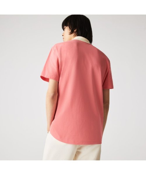 LACOSTE Mens(ラコステ　メンズ)/フロントパネルボーダーポロシャツ/img13