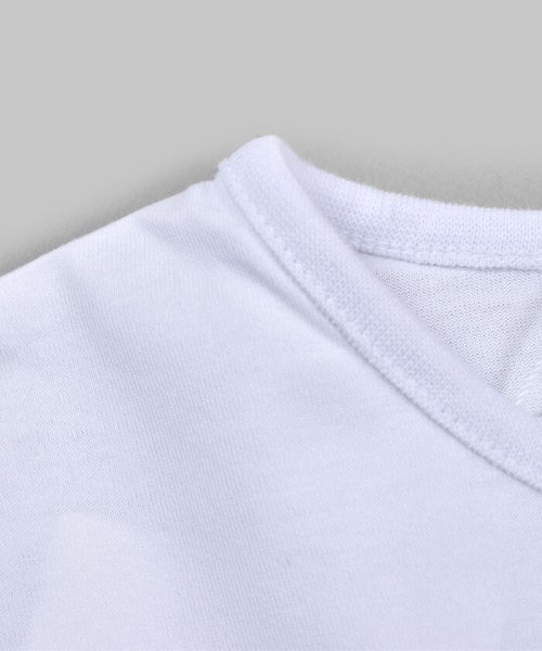 BeBe(ベベ)/マーメイド ロゴ プリント フリル リラックス 半袖 Tシャツ （90～150c/img02