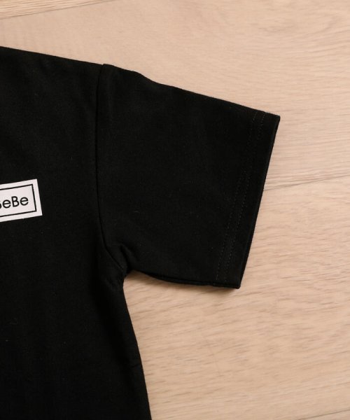 Noeil aime BeBe(ノイユ　エーム　べべ)/ロゴプリント 裾切り替え 半袖  Tシャツ(90~130cm)/img10