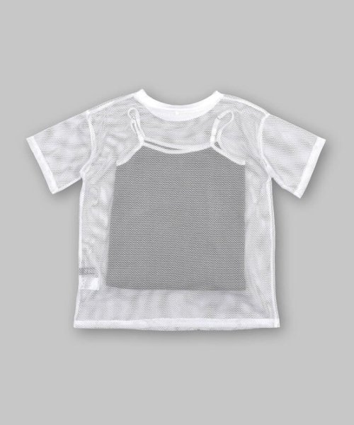 ZIDDY(ジディー)/メッシュ Tシャツ + タンクトップ セット(130~160cm)/img02