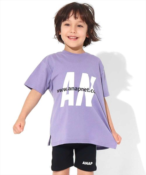 ANAP KIDS(アナップキッズ)/吸水速乾ANAPロゴビッグTシャツ/img09