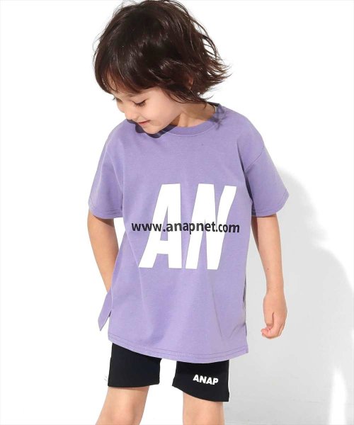 ANAP KIDS(アナップキッズ)/吸水速乾ANAPロゴビッグTシャツ/img10