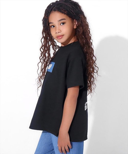 ANAP KIDS(アナップキッズ)/吸水速乾デニムパッチビッグTシャツ/img03