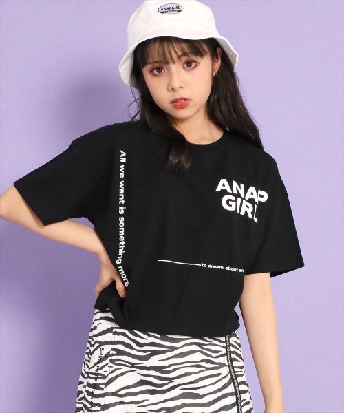 ANAP　GiRL(アナップガール)/ロゴクロップドTシャツ/img04