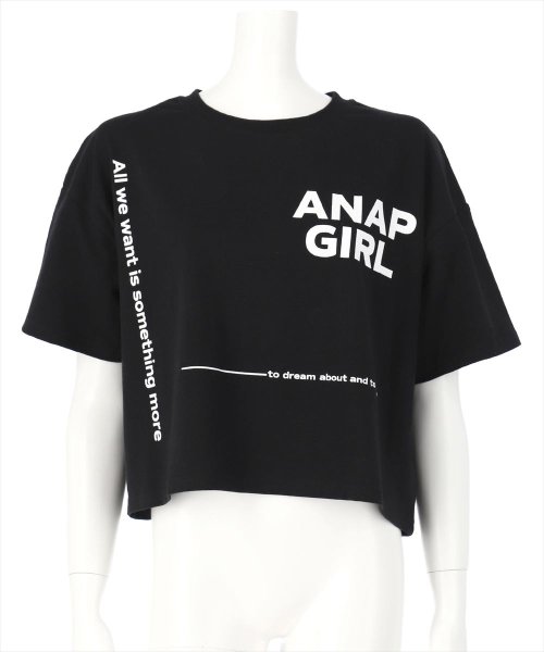 ANAP　GiRL(アナップガール)/ロゴクロップドTシャツ/img12