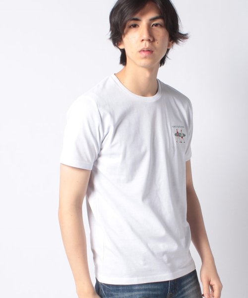 JEANS MATE(ジーンズメイト)/【ZEROSTAIN】ワンポイントシシュウTシャツ/img06