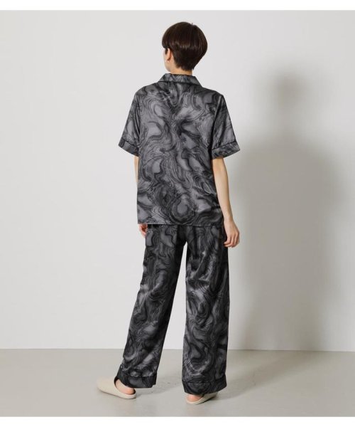 AZUL by moussy(アズールバイマウジー)/T／H SATIN S／S PAJAMAS/img06