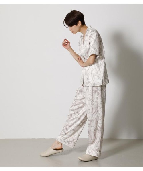 AZUL by moussy(アズールバイマウジー)/T／H SATIN S／S PAJAMAS/img12