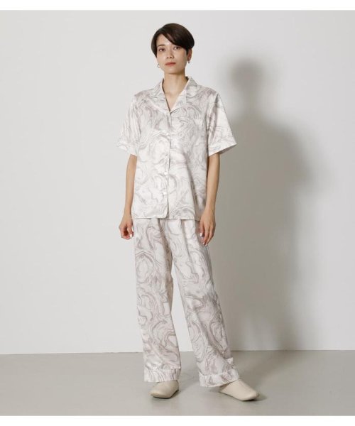 AZUL by moussy(アズールバイマウジー)/T／H SATIN S／S PAJAMAS/img13