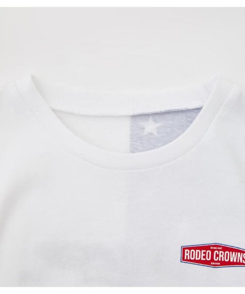 RODEO CROWNS WIDE BOWL(ロデオクラウンズワイドボウル)/キッズバックUSフラッグTシャツ/img03
