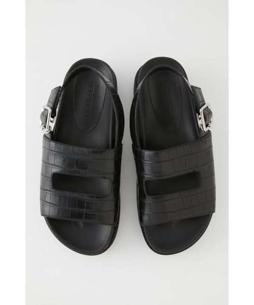 LAGUA GEM(ラグアジェム)/CROCO LIKE FLAT SANDAL/img09