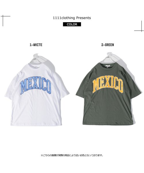 1111clothing(ワンフォークロージング)/◆タイダイ柄 カレッジロゴ ビッグTシャツ◆ tシャツ メンズ tシャツ レディース 半袖tシャツ 半袖 トップス ビッグt 綿100% ビッグシルエット 刺繍/img02