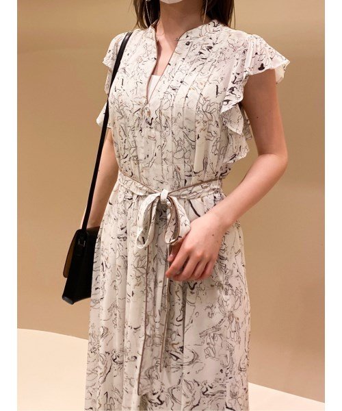 マーブルフラワー柄ワンピース レディースファッション 阪急百貨店公式通販 Hankyu Fashion マーブルフラワー柄ワンピース レディースファッション 阪急百貨店公式通販 Hankyu Fashion