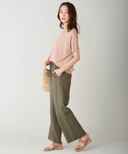 J.PRESS LADIES(J．プレス　レディス)/【UVカット・洗える】Functional Cotton Blend 袖レース ニット/img02