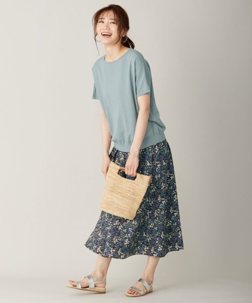 J.PRESS LADIES(J．プレス　レディス)/【UVカット・洗える】Functional Cotton Blend 袖レース ニット/img05