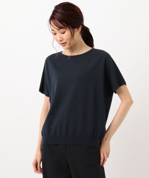 J.PRESS LADIES(J．プレス　レディス)/【UVカット・洗える】Functional Cotton Blend 袖レース ニット/img07