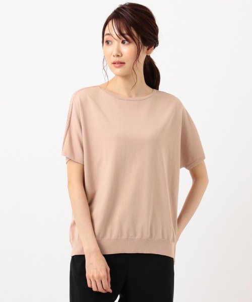 J.PRESS LADIES(J．プレス　レディス)/【UVカット・洗える】Functional Cotton Blend 袖レース ニット/img08