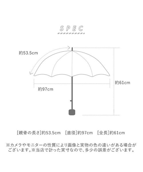 BACKYARD FAMILY(バックヤードファミリー)/カラビナ付き 折りたたみ傘 53.5cm/img09