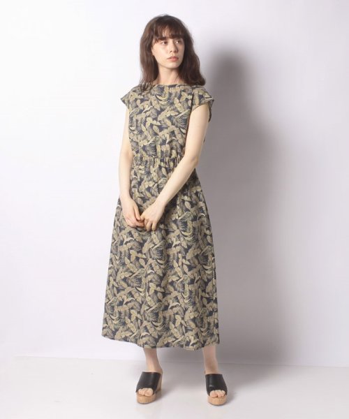 クーポン セール 60 Off Techichi 麻調ボタニカル柄ワンピース テチチ Te Chichi Magaseek