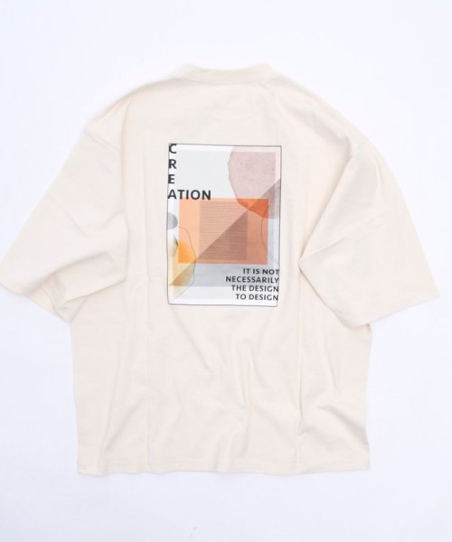 coen(coen)/アートバックプリントハーフスリーブTシャツ/img18