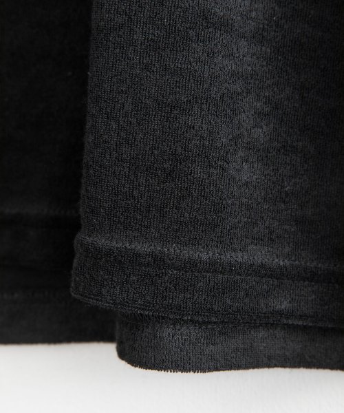 Rocky Monroe(ロッキーモンロー)/ルームウェア 上下 セットアップ 半袖 Tシャツ ハーフパンツ ショート パイル メンズ レディース ユニセックス ワンマイルウェア ラウンジウェア カットソー/img24